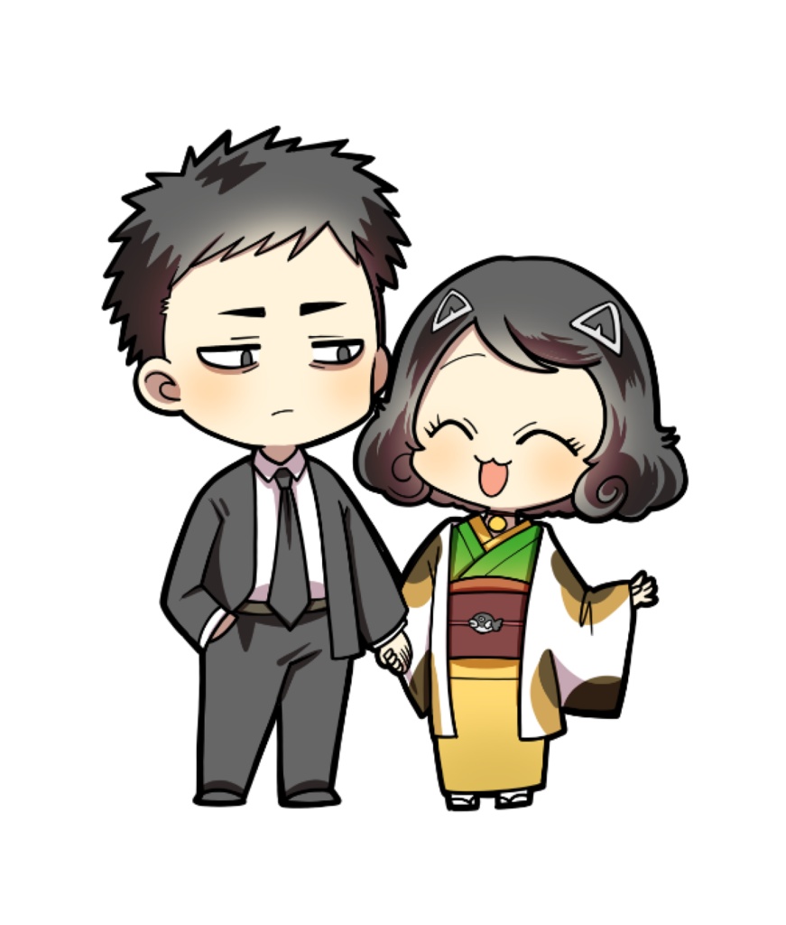 猫附夫婦アクリルスタンド