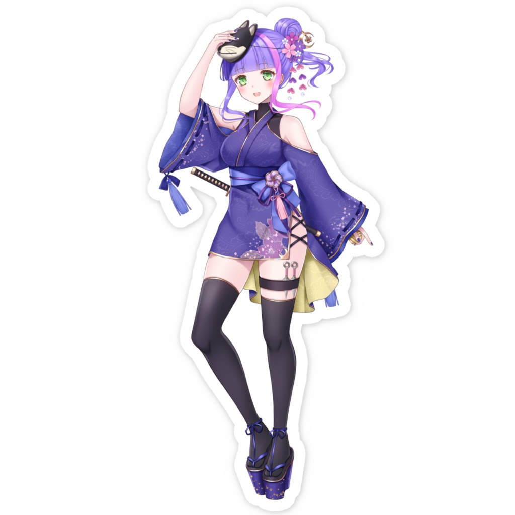 くノ一衣装お面Ver.