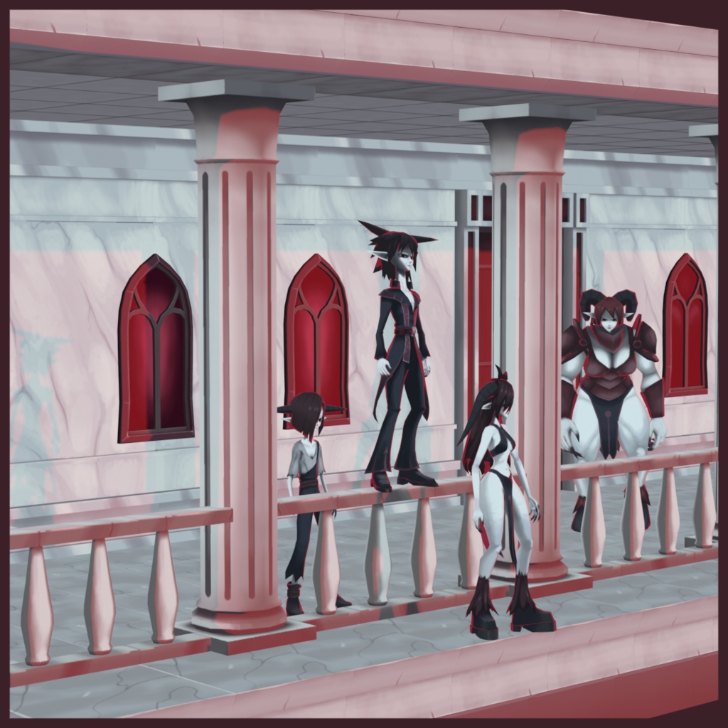 Ultimate Demon Character & Architecture Bundle / 悪魔キャラクター ＆ モジュール建築 フルセットバンドル