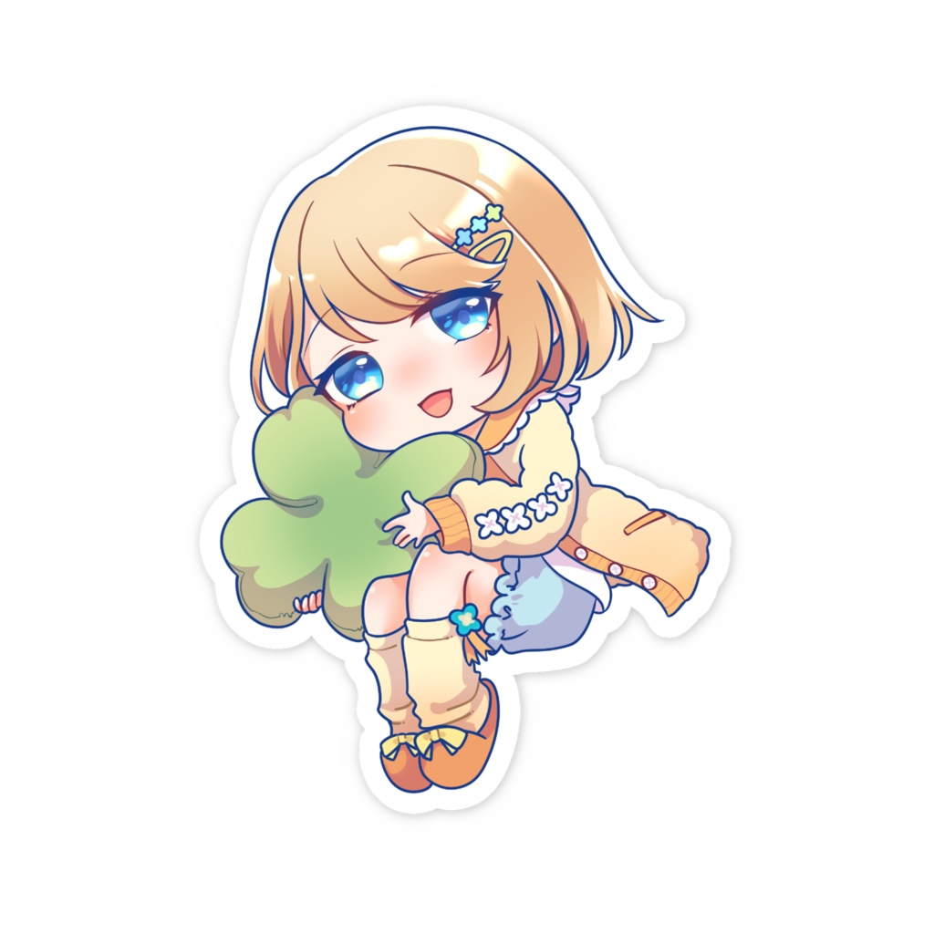 四ツ葉スマホステッカー ~のほほんと~