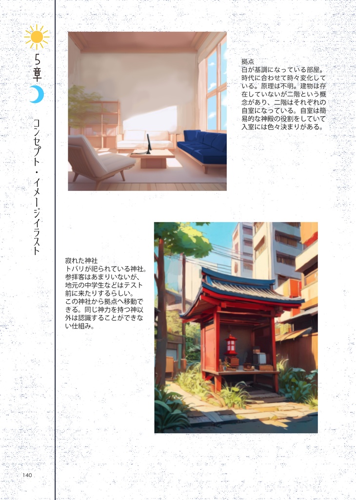 【冊子版】神さまズちゃんねる設定資料集【創作】