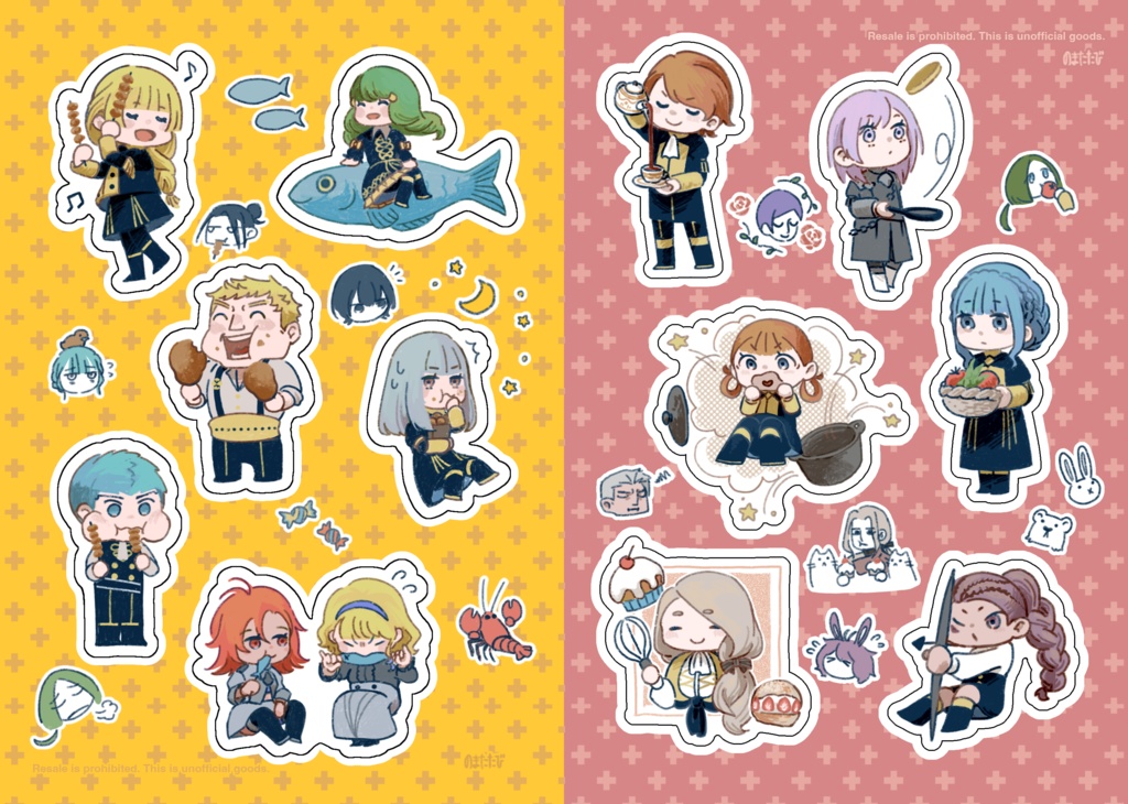 ガルグマクごはんモリモリシール