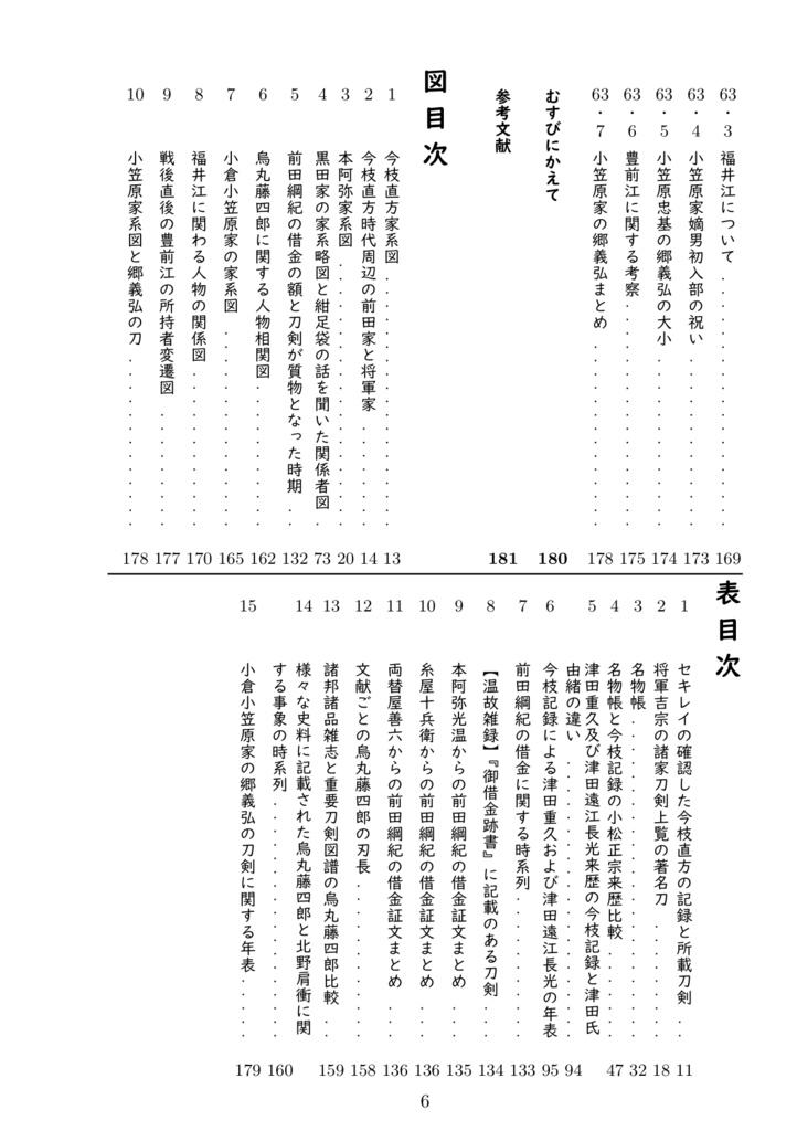 今枝民部直方刀剣名物調(書籍版)