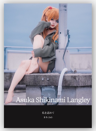 ー私を認めてーコスプレ写真集