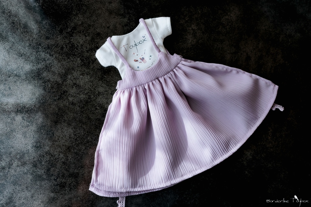 受注製作(5月発送予定):MDD用オリジナルロゴTシャツ&ラップアラウンドジャンパースカート セットVer.ストロベリーシェイク