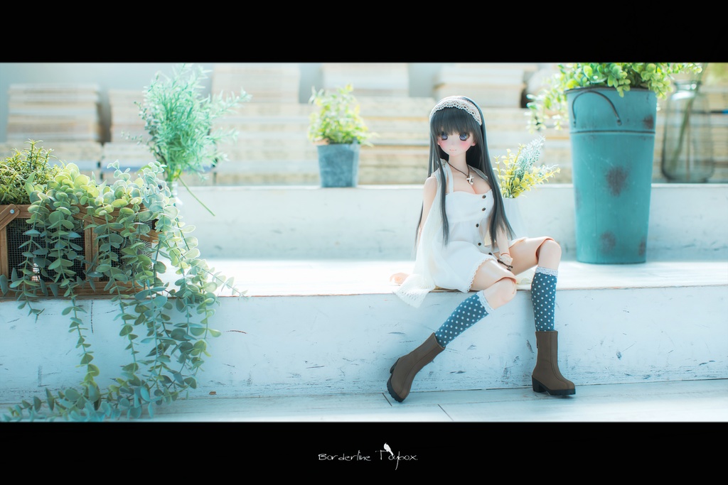 即納:DD&MDD用ランダムゲージレースカーディガン&フルフロントオープンワンピース セット