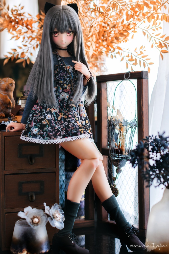 即納:DD&MDD用ハイスムースクルーネックセーター&フルフロントオープンワンピース セット