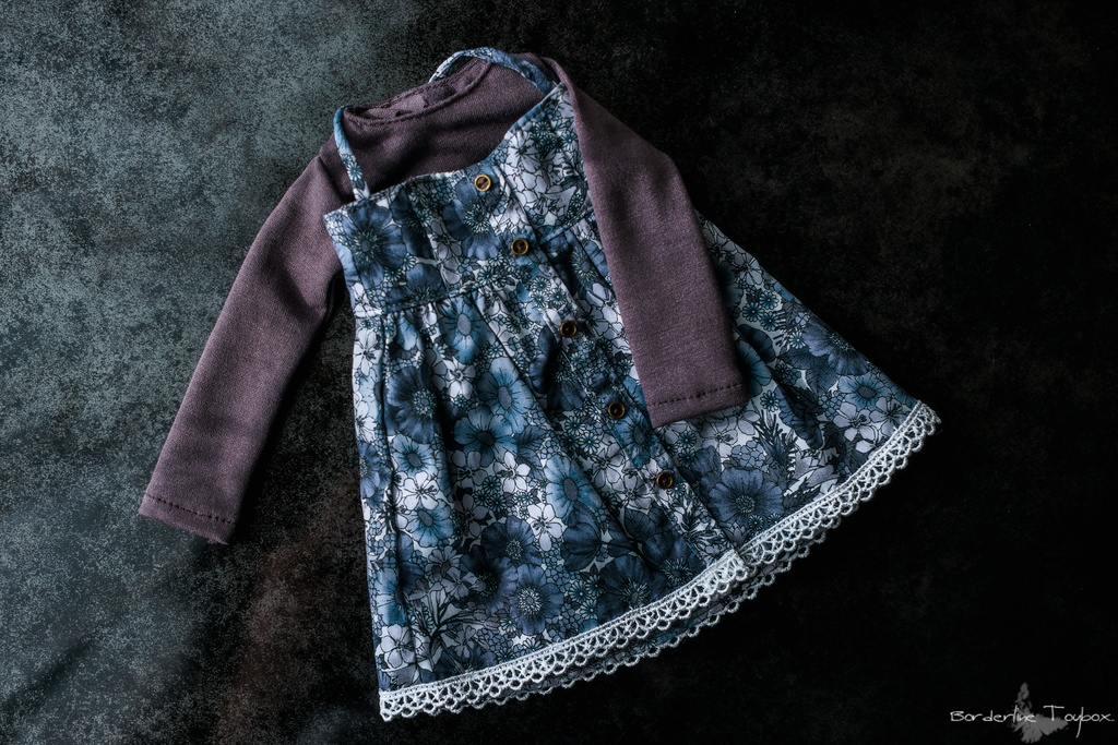 受注製作(5月発送予定):MDD用FFワンピ&ハイスムースクルーネックセーターセットVer.アイリッシュグレー