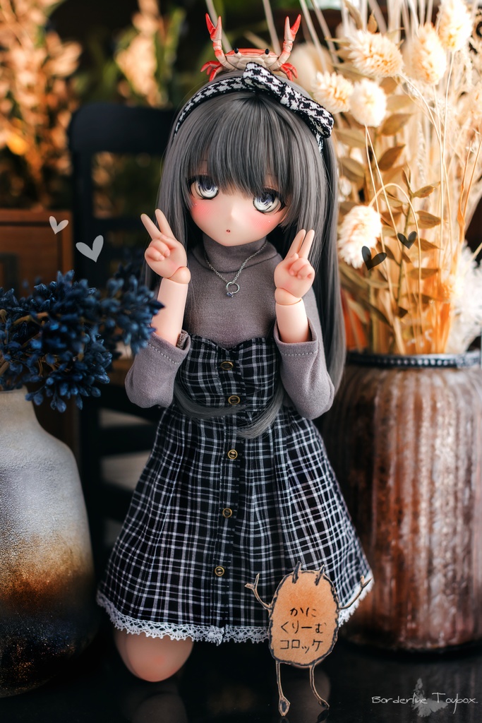 即納:MDD用ハイスムースタートルネックセーター&フルフロントオープンワンピース セット