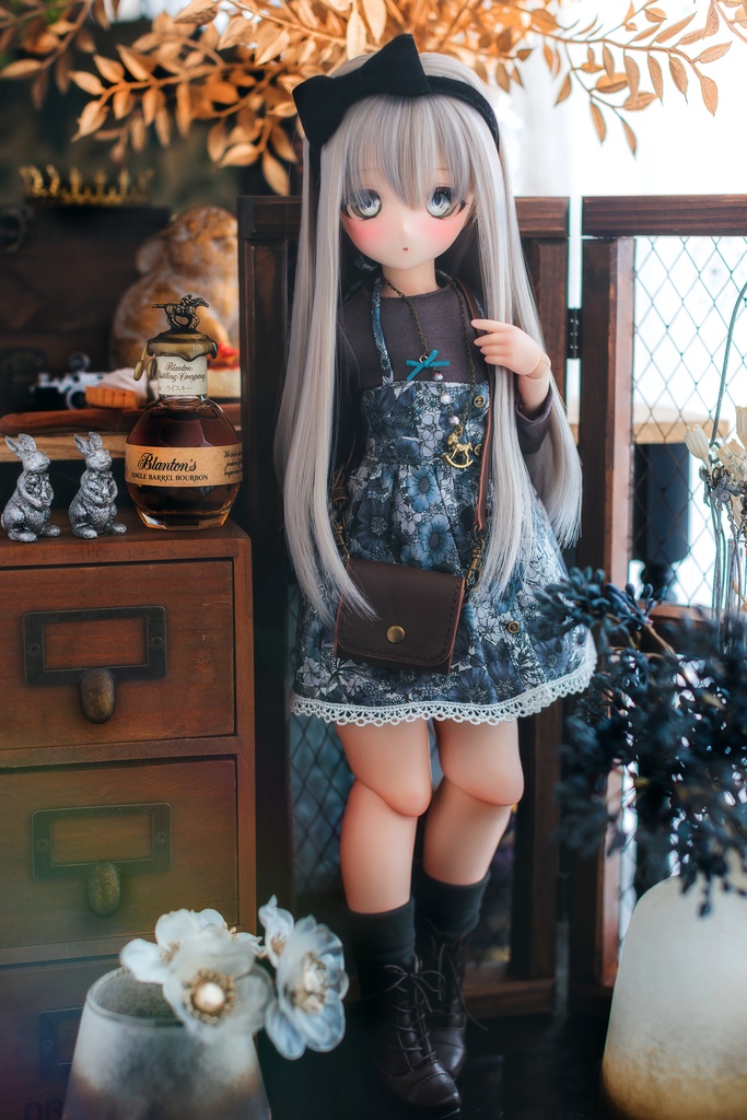 受注製作(5月発送予定):MDD用FFワンピ&ハイスムースクルーネックセーターセットVer.アイリッシュグレー