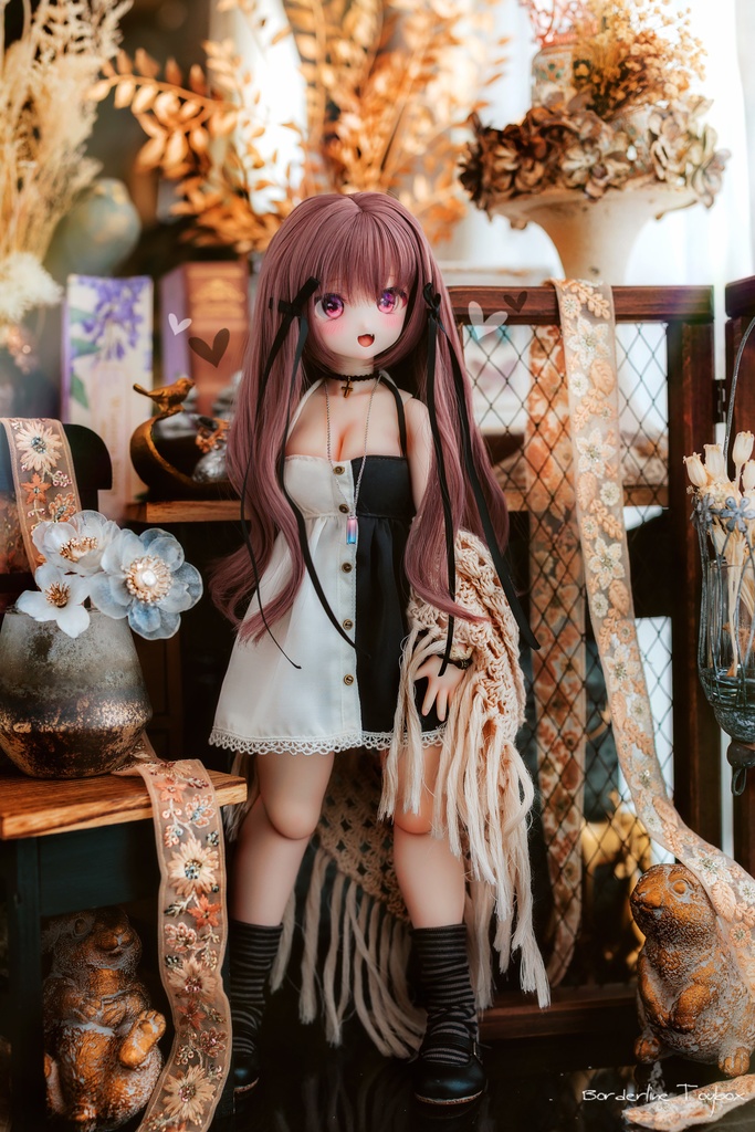 受注製作（5月発送予定）：MDD用フルフロントオープンワンピース Ver.オレオ