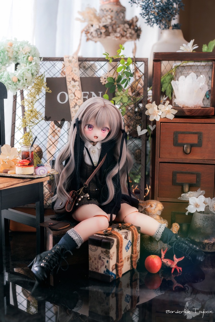 受注製作(10月発送予定):シアーアーキテクトフーディニットカーディガン&シェルボタンフリルドシャツ&ヘリテージリッチトーンワンピースセットVer.ザ・コンヴィクション