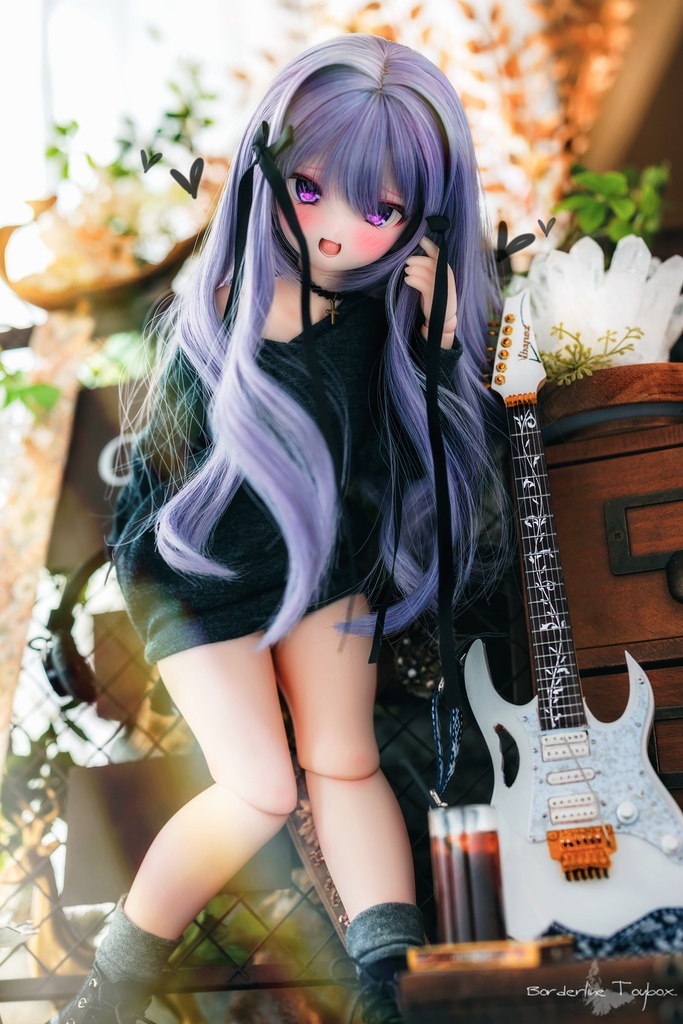 受注製作(1月発送予定):MDD用オフショルダーカジュアルロングニットセーター Ver.ネスティング