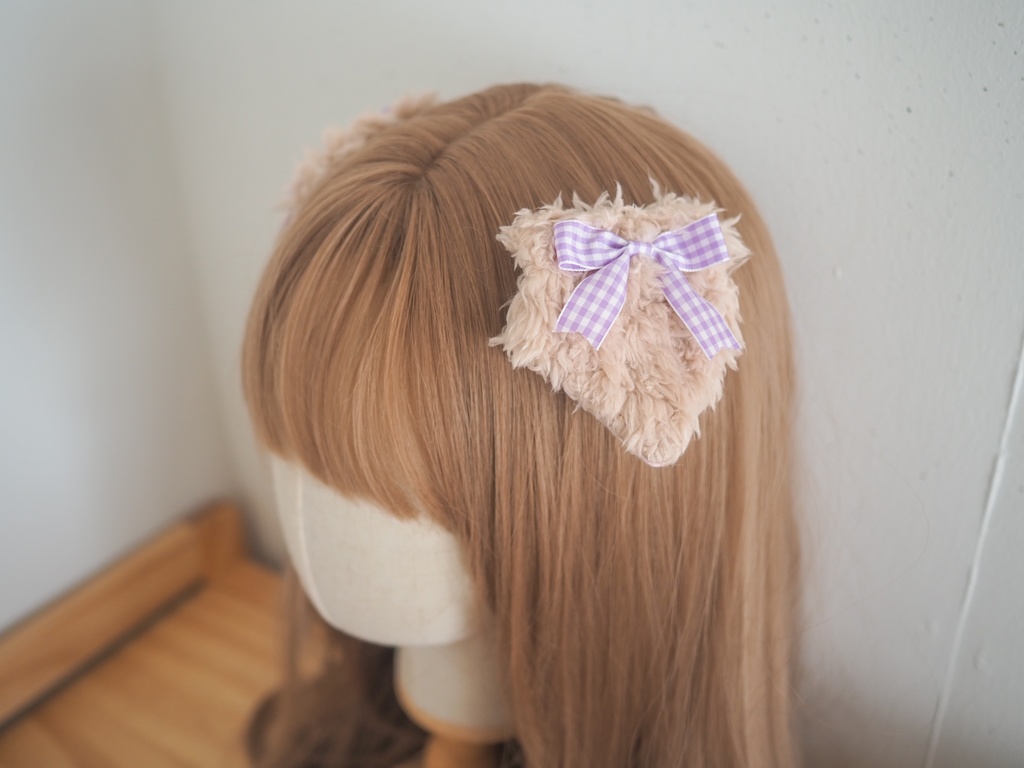 犬耳(ピンクベージュ)