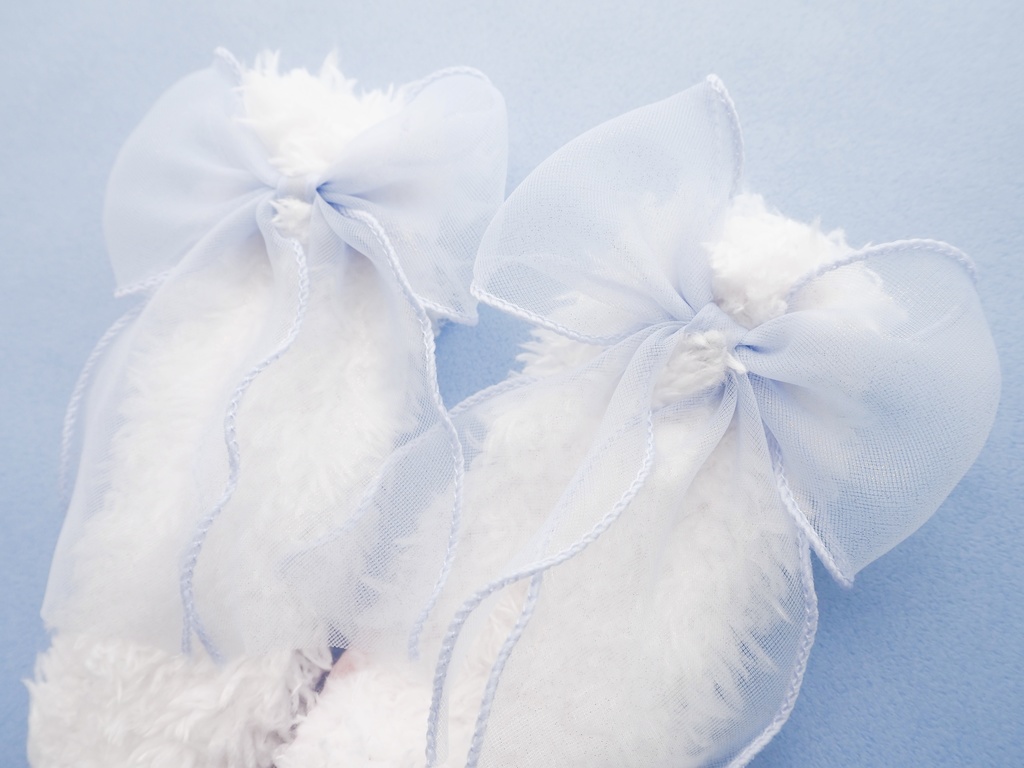 ウェーブシフォンうさぎ耳