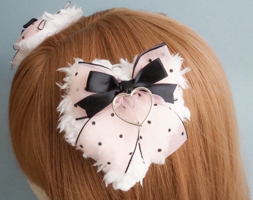 ドットりぼんねこ耳