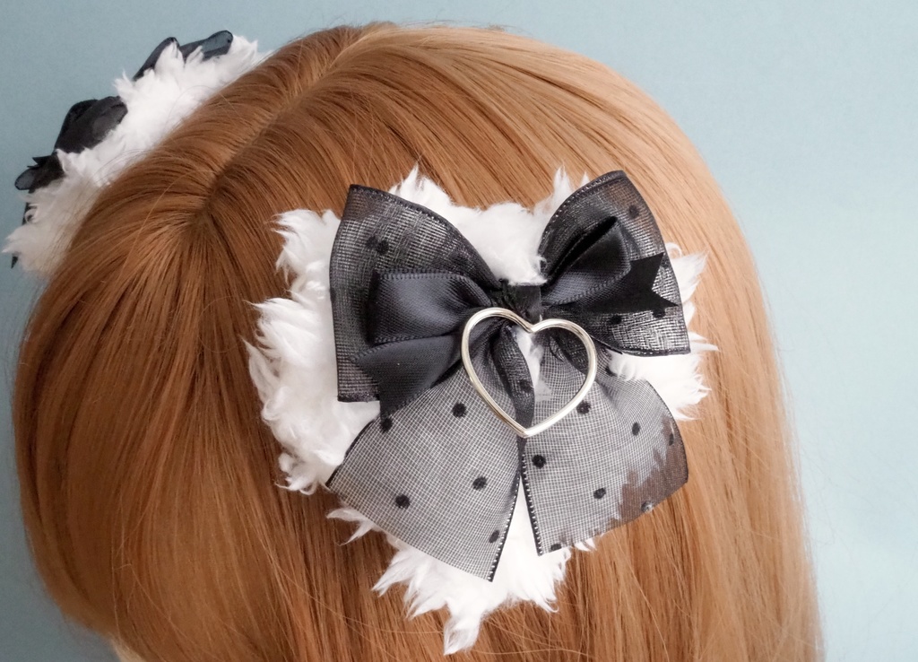 ドットりぼんねこ耳