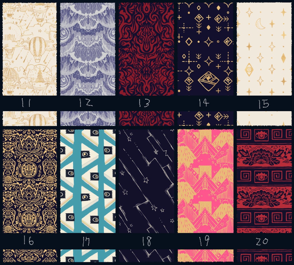 【お知らせあり】SEAMLESS PATTERN 4【1/26日更新】