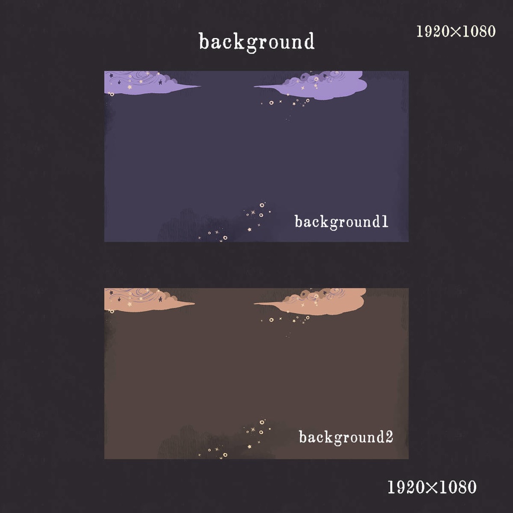 ハロウィンな配信画面