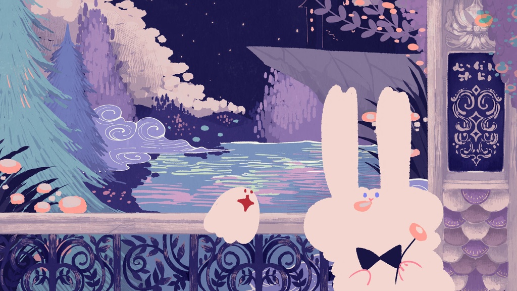 背景素材とスケジュール表セット