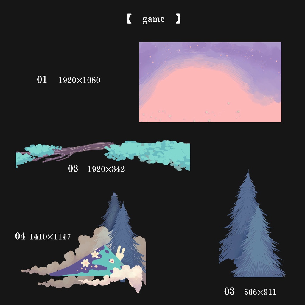 ファンタジーな配信画面