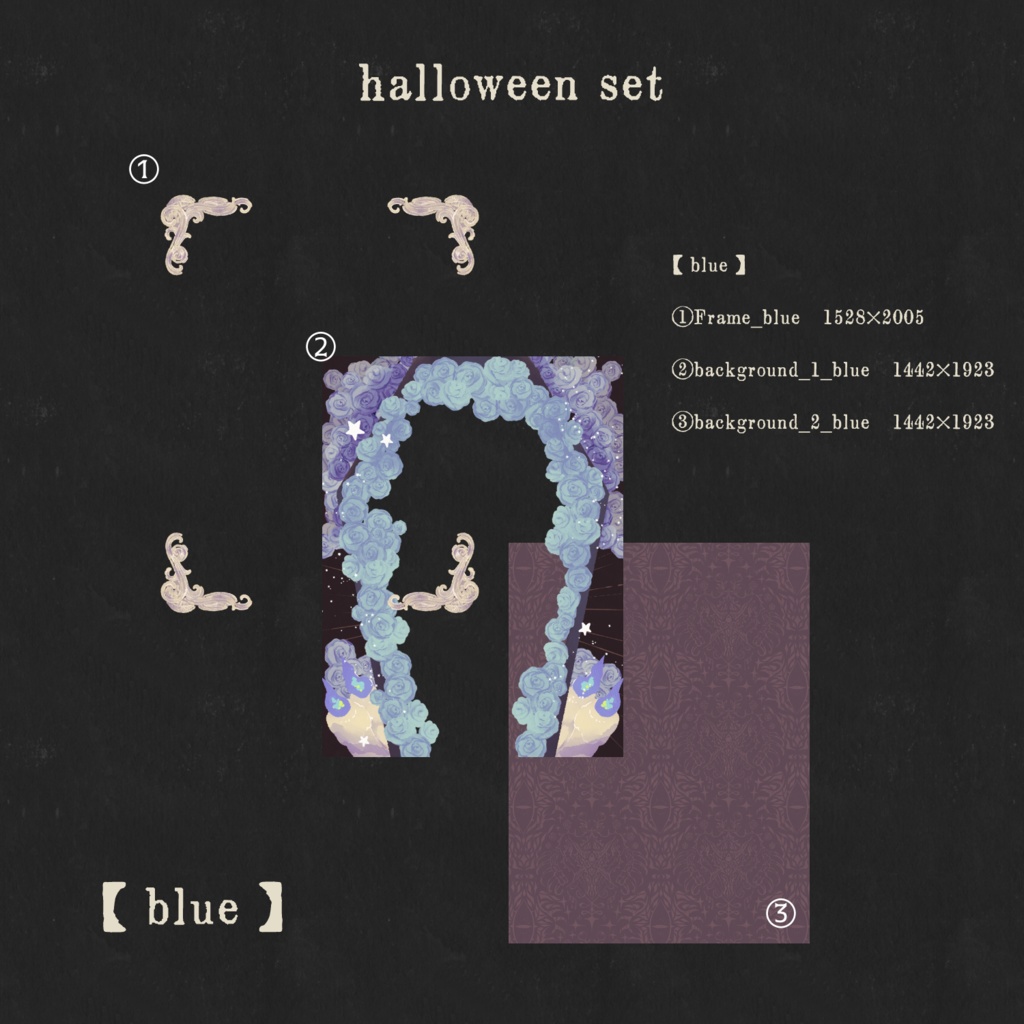ハロウィンセット_halloween set