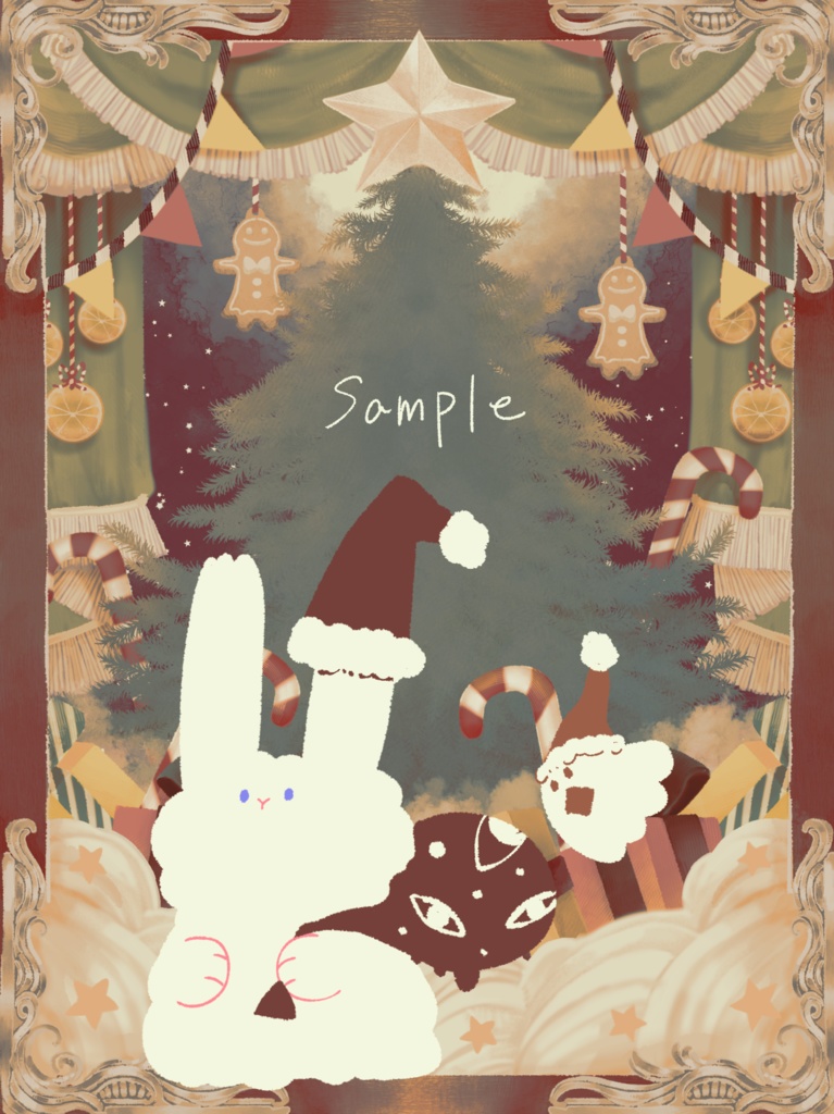 クリスマスな背景