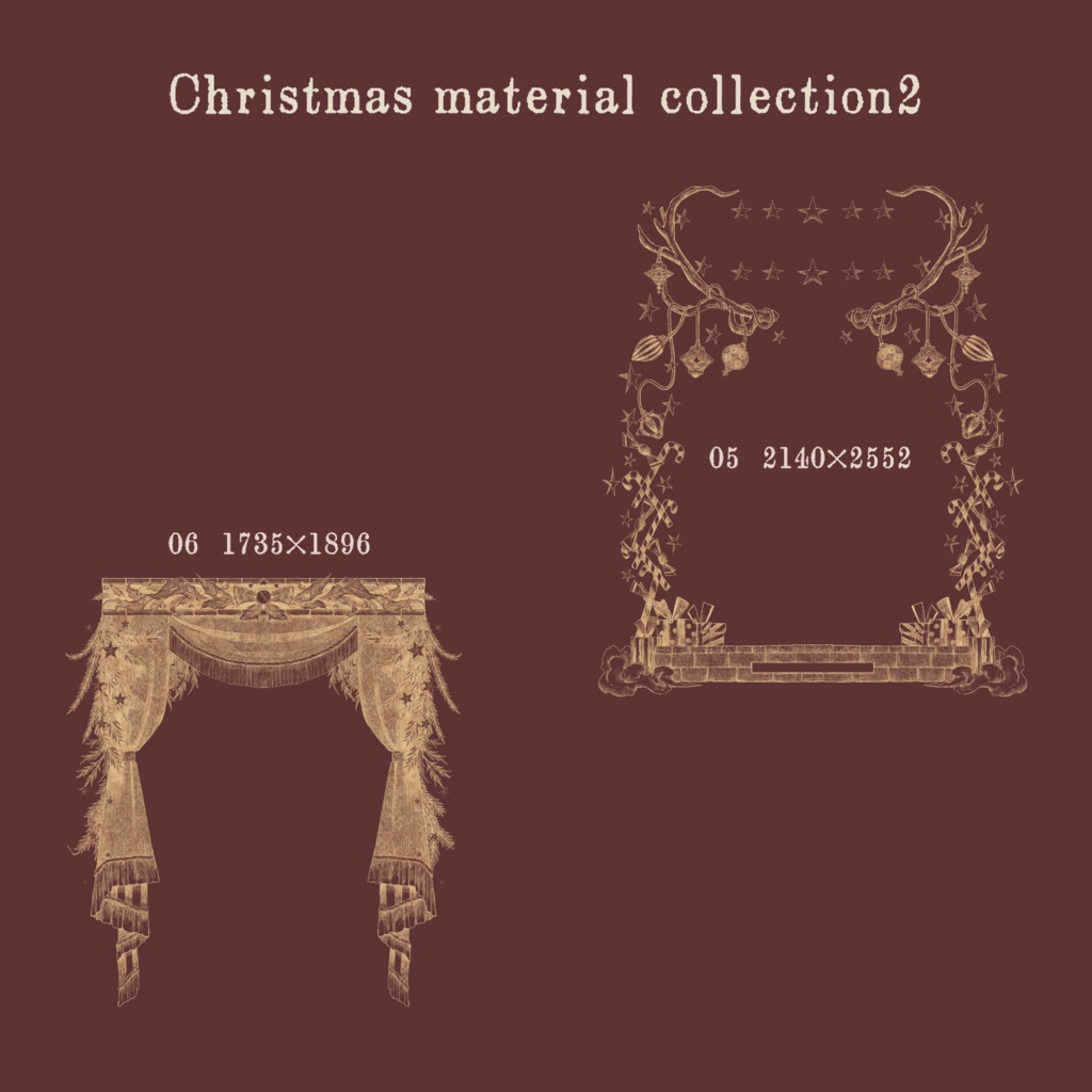 Christmas material collection2