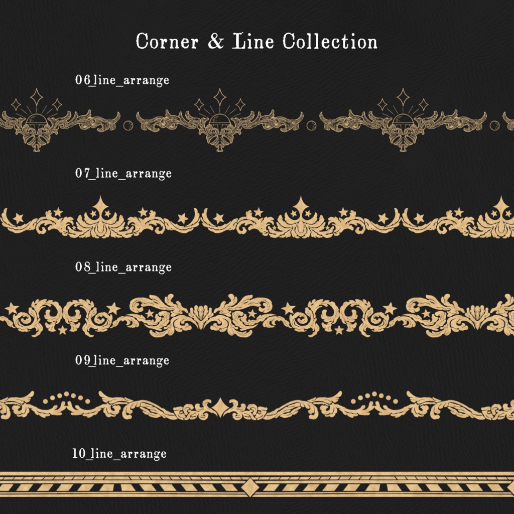 Corner and lines Collection