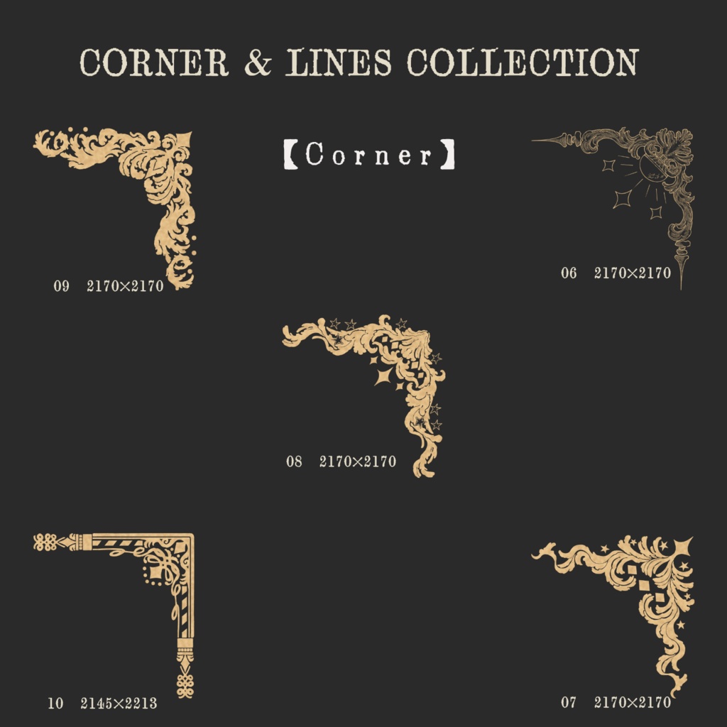 Corner and lines Collection