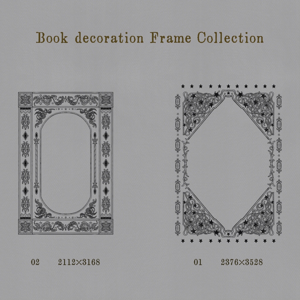 Book decoration Frame Collection