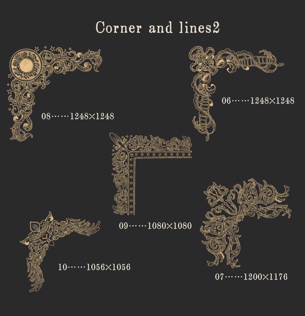Corner and lines Collection2