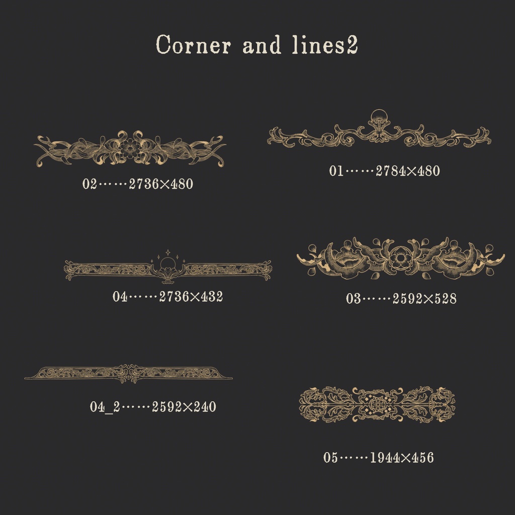 Corner and lines Collection2