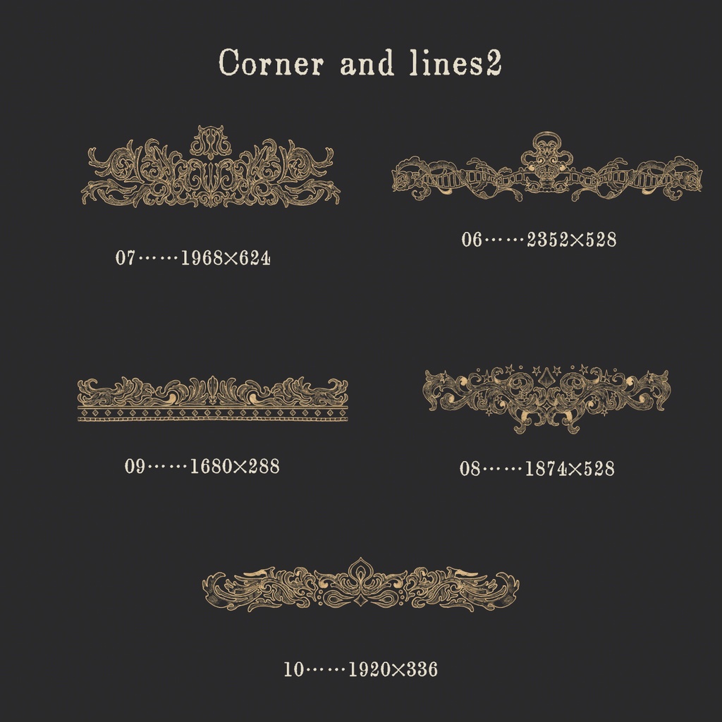 Corner and lines Collection2