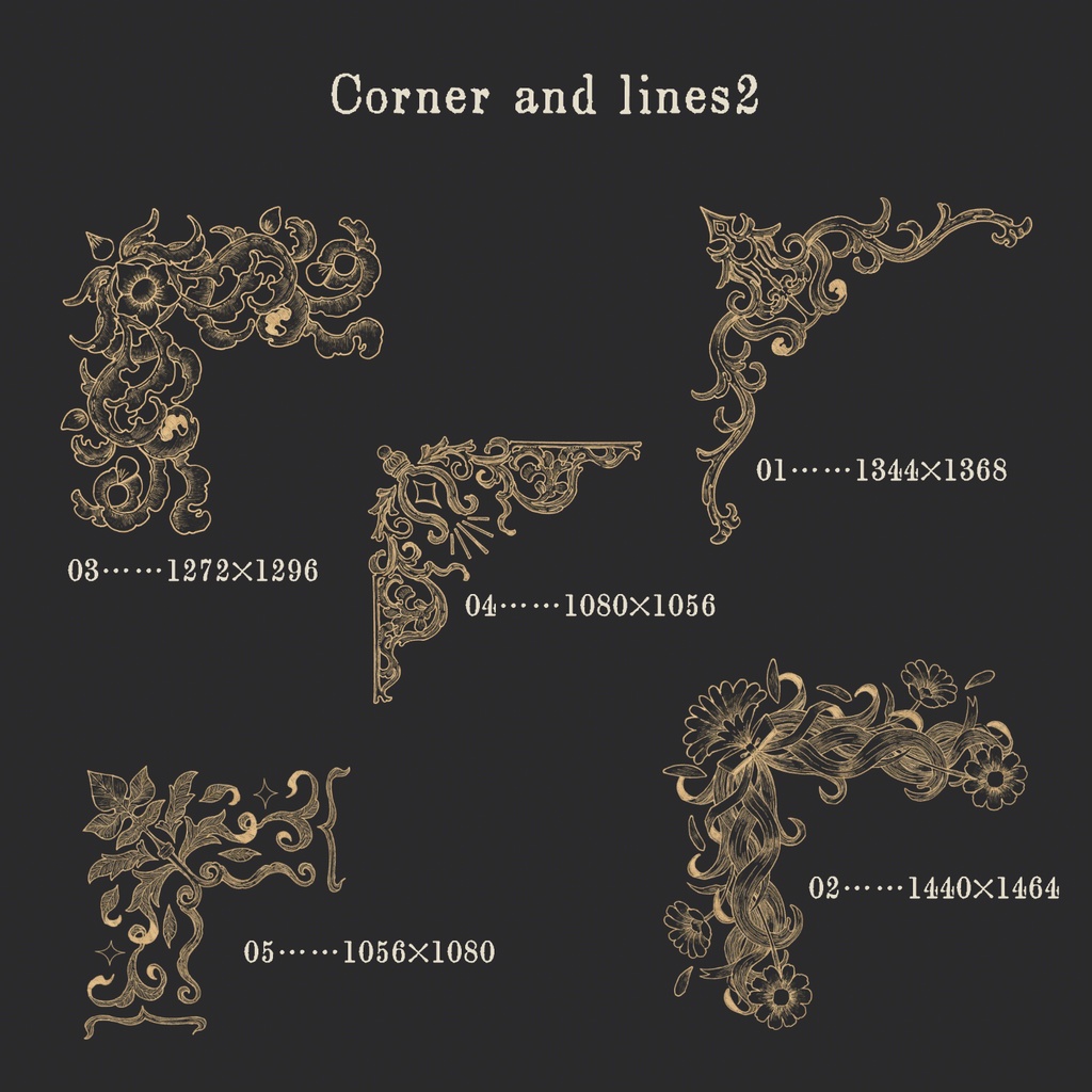 Corner and lines Collection2