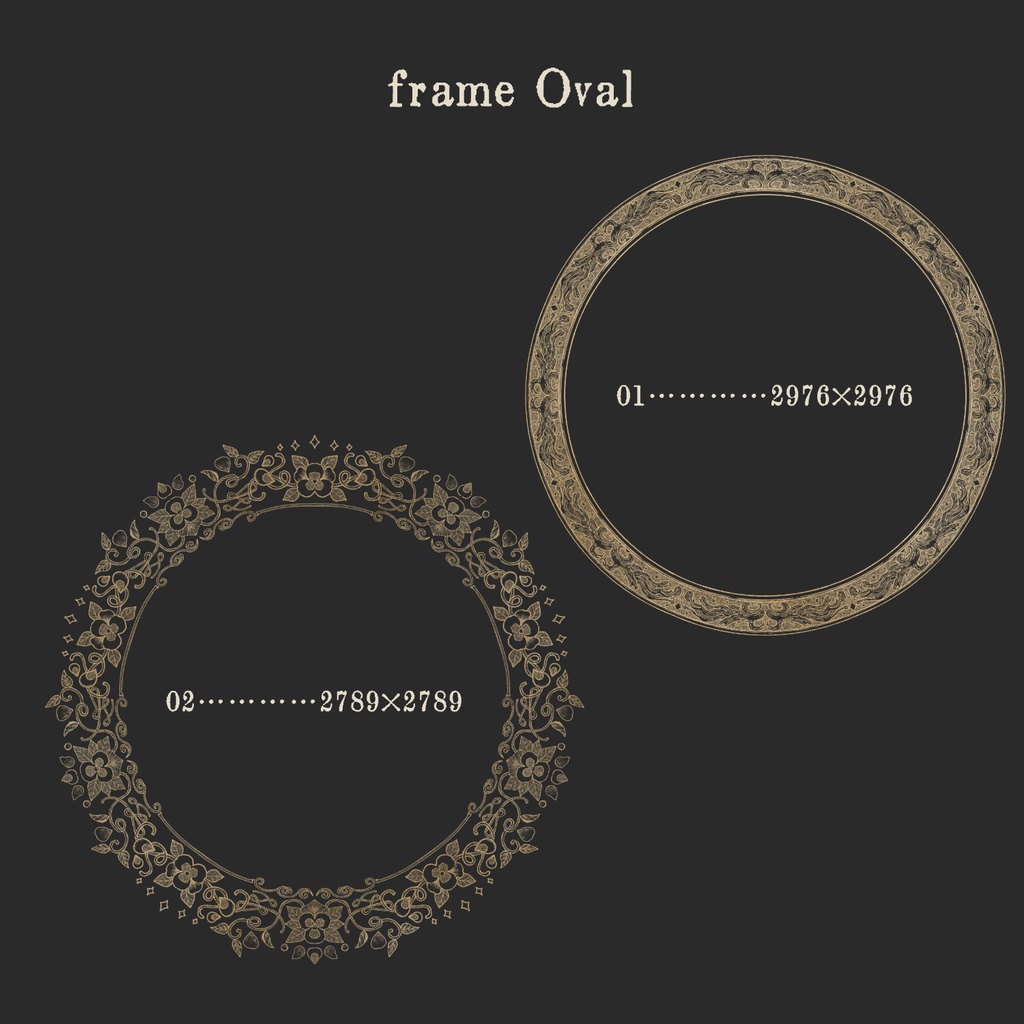 Frame Oval