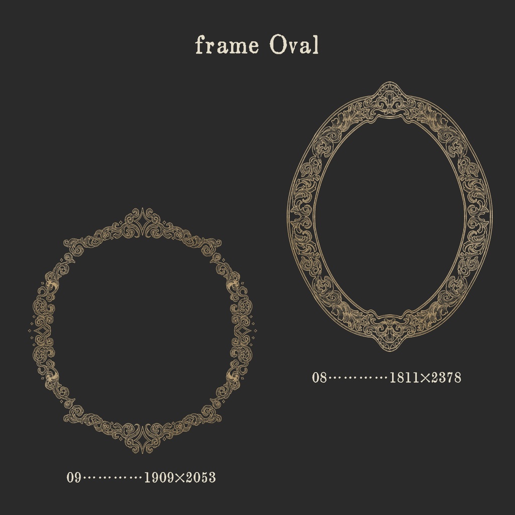 Frame Oval