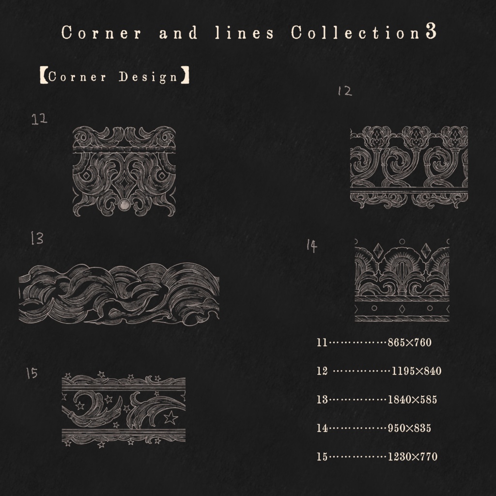 Corner and lines Collection3