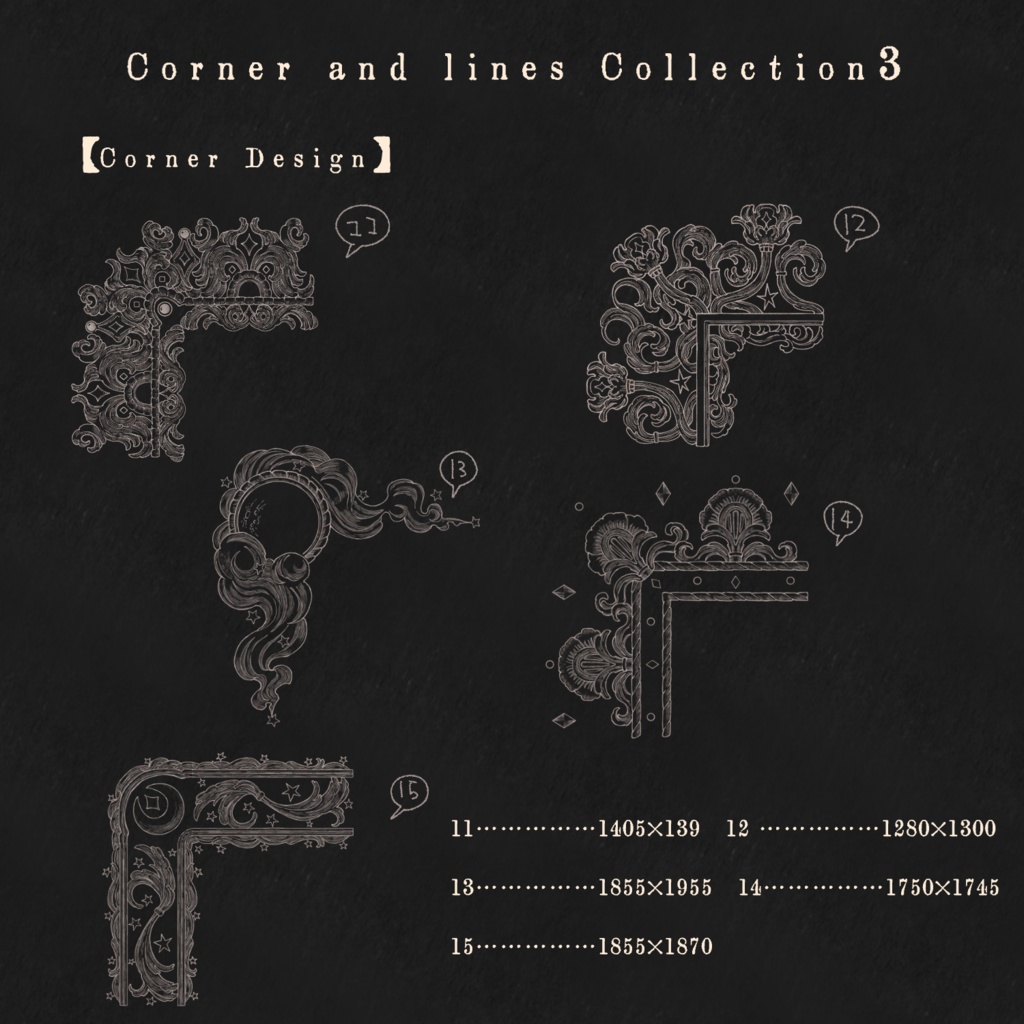 Corner and lines Collection3