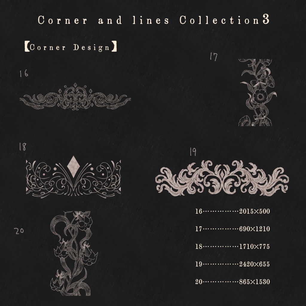 Corner and lines Collection3