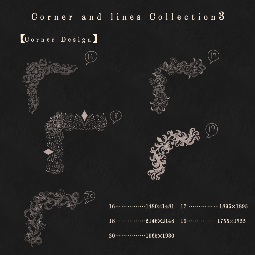 Corner and lines Collection3