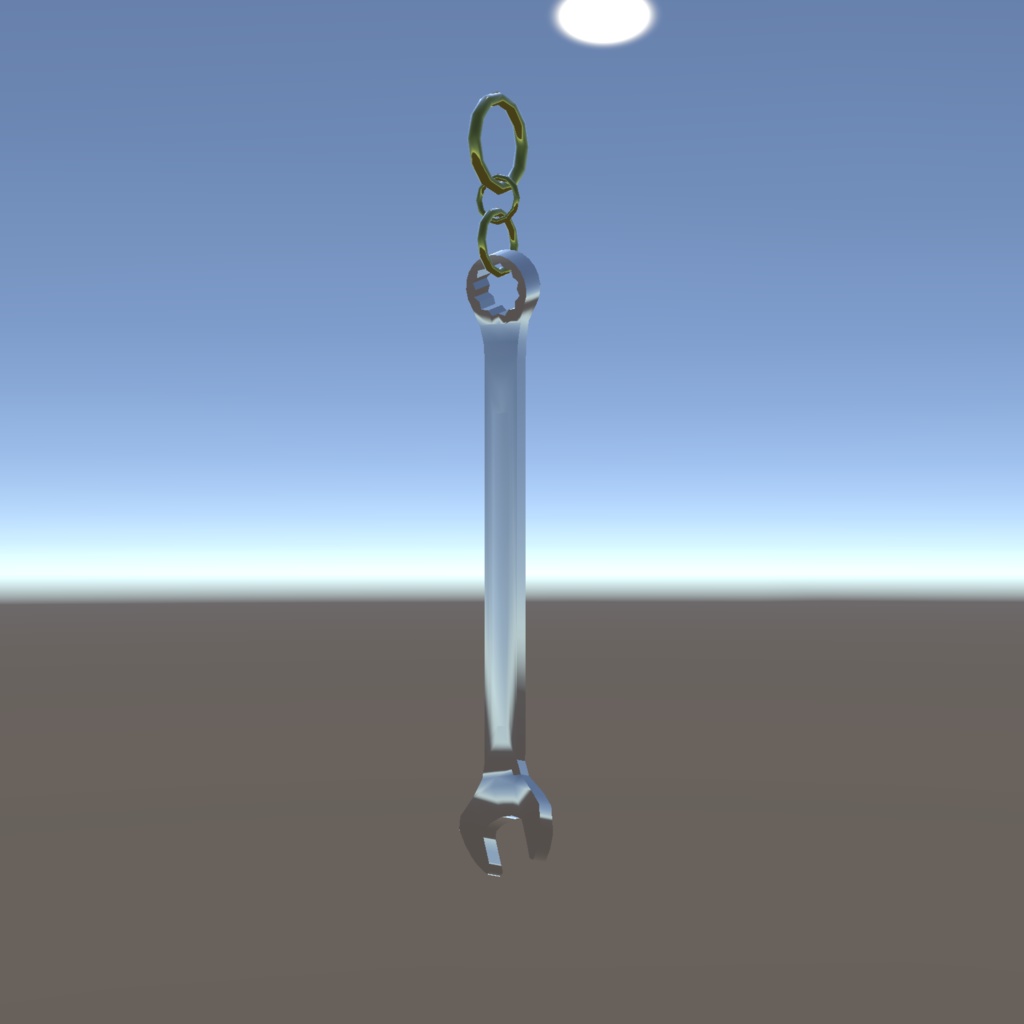 イヤリング「コンビネーションレンチ」