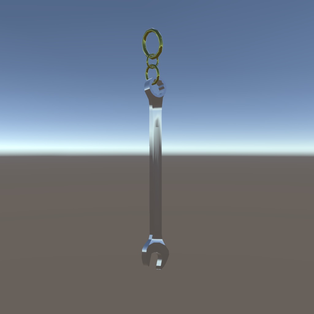 イヤリング「コンビネーションレンチ」