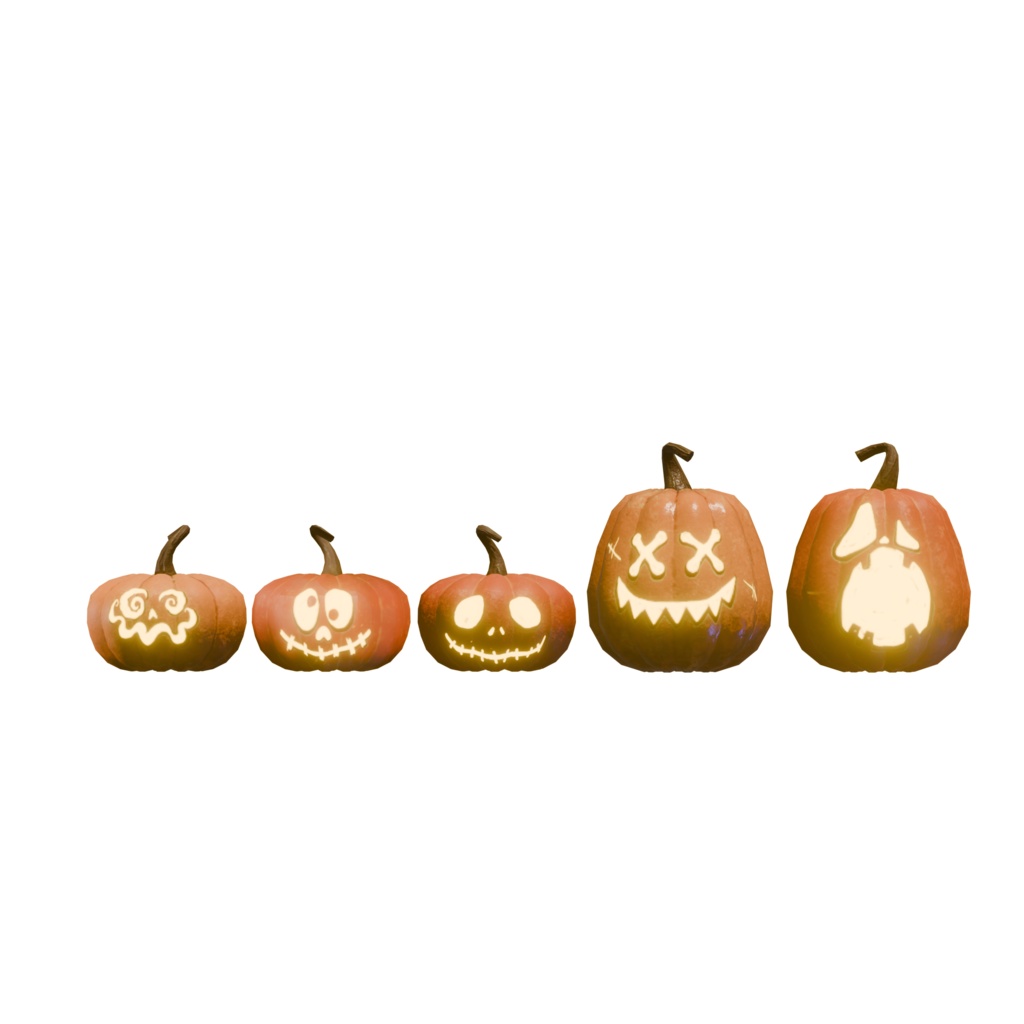 2024 ハロウィン3Dアセット