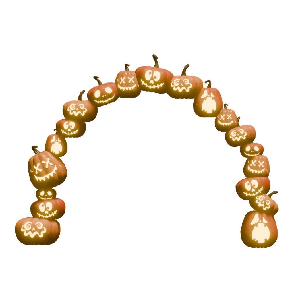 2024 ハロウィン3Dアセット