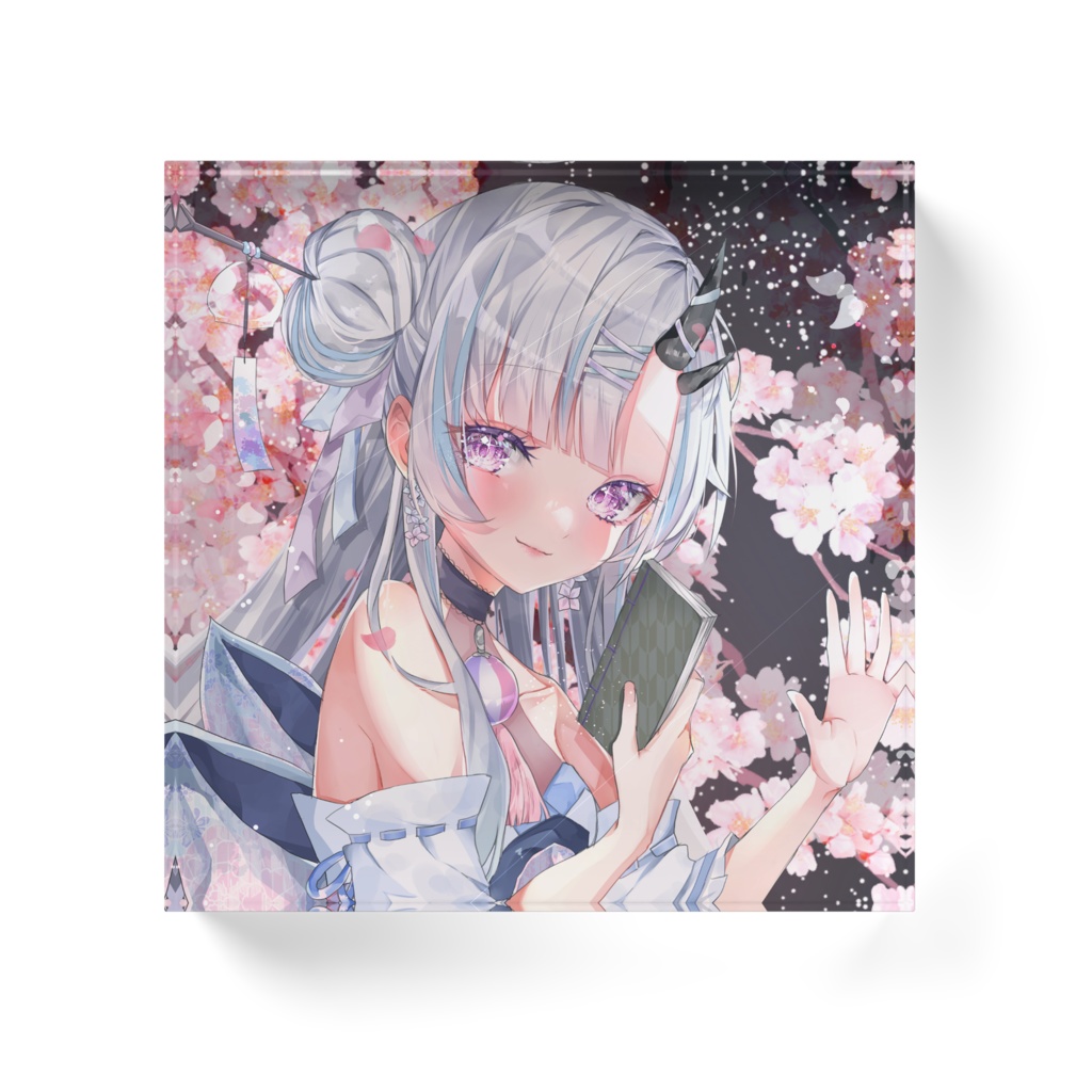 〖 常設 〗花鞠ゆらアクリルブロック