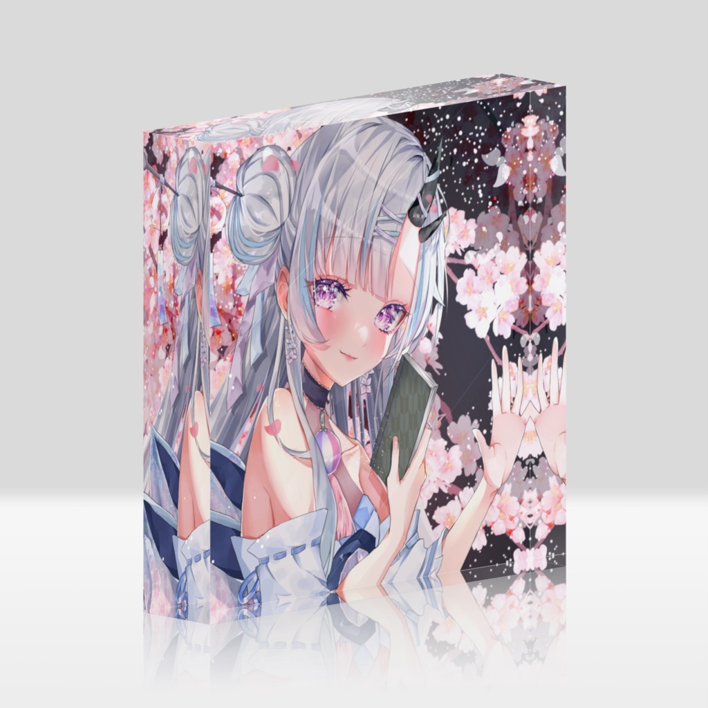 〖 常設 〗花鞠ゆらアクリルブロック