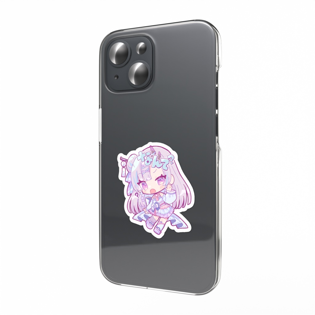 〖 常設 〗花鞠ゆらスマホステッカー|なんて?