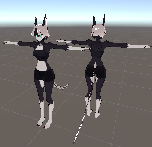 SiuSiuケモ化 Blend Shape&Texture&ケモ鼻モデル