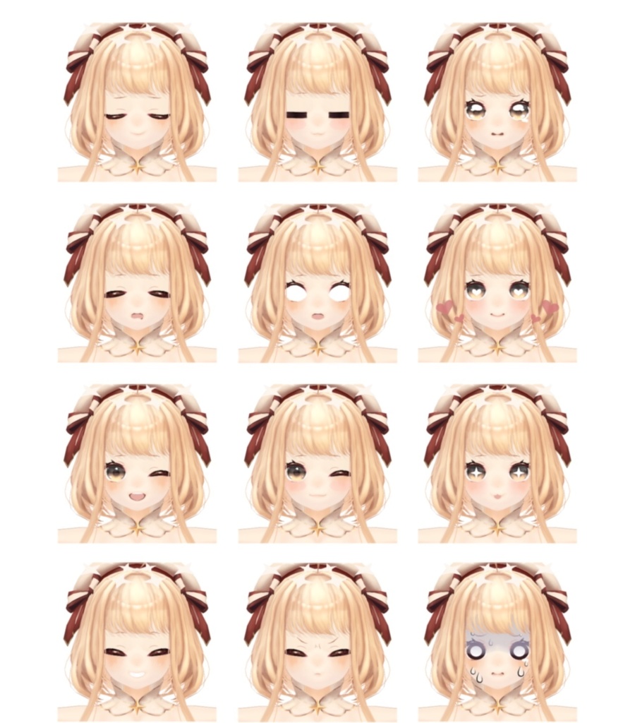 VRC向けオリジナル3Dモデル”リリエル・ベル”